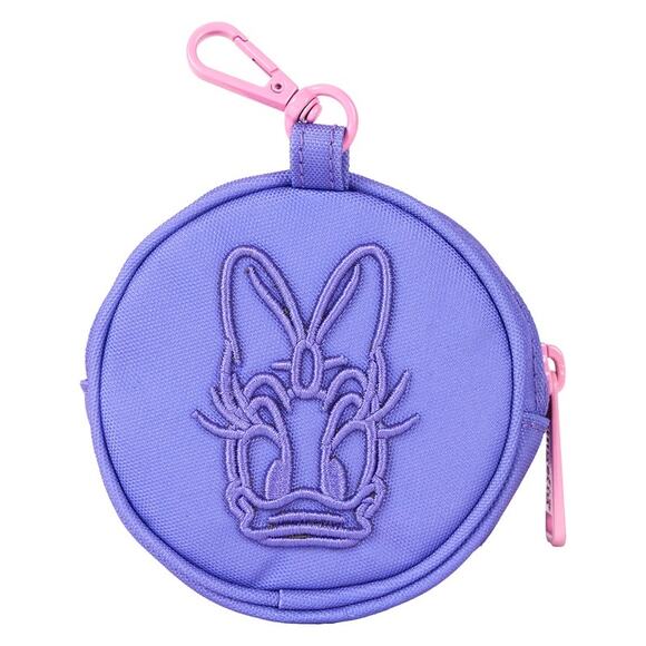 Daisy Duck 85th Anniversary Nylon Sling Crossbody Bag with Coin Bag NWT - Picture 6 of 8